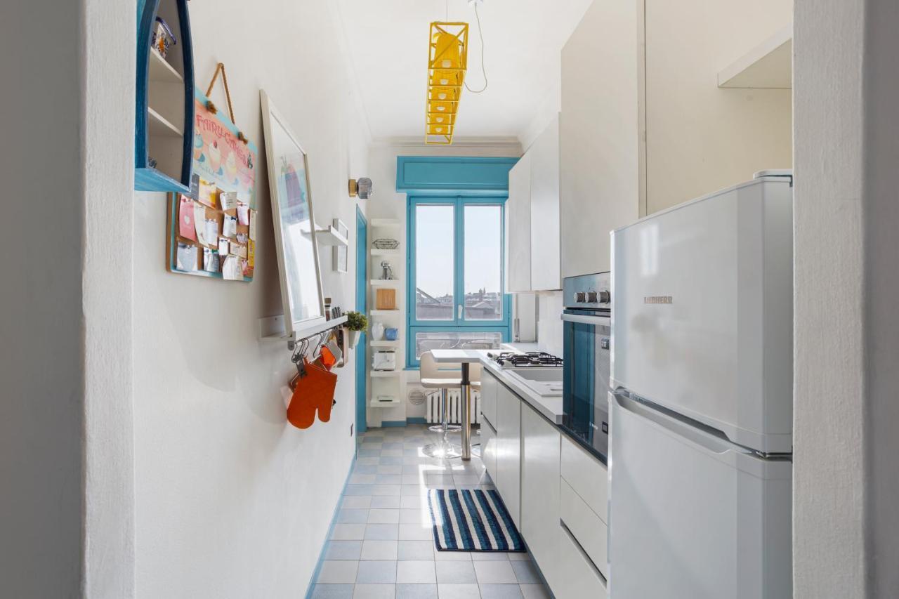 The Blue Nest With A View - 7Th Floor- Via Palestrina Apartment Милано Екстериор снимка