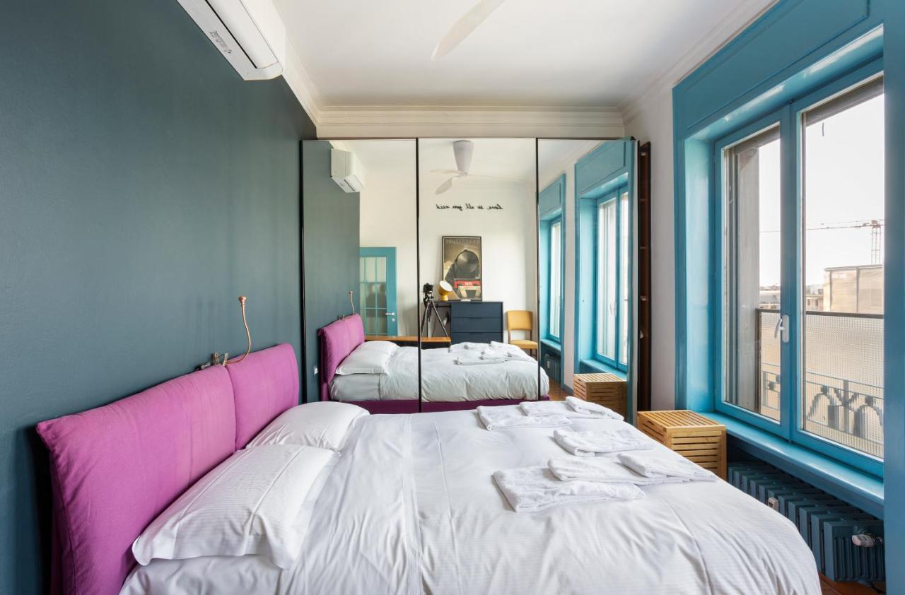 The Blue Nest With A View - 7Th Floor- Via Palestrina Apartment Милано Екстериор снимка