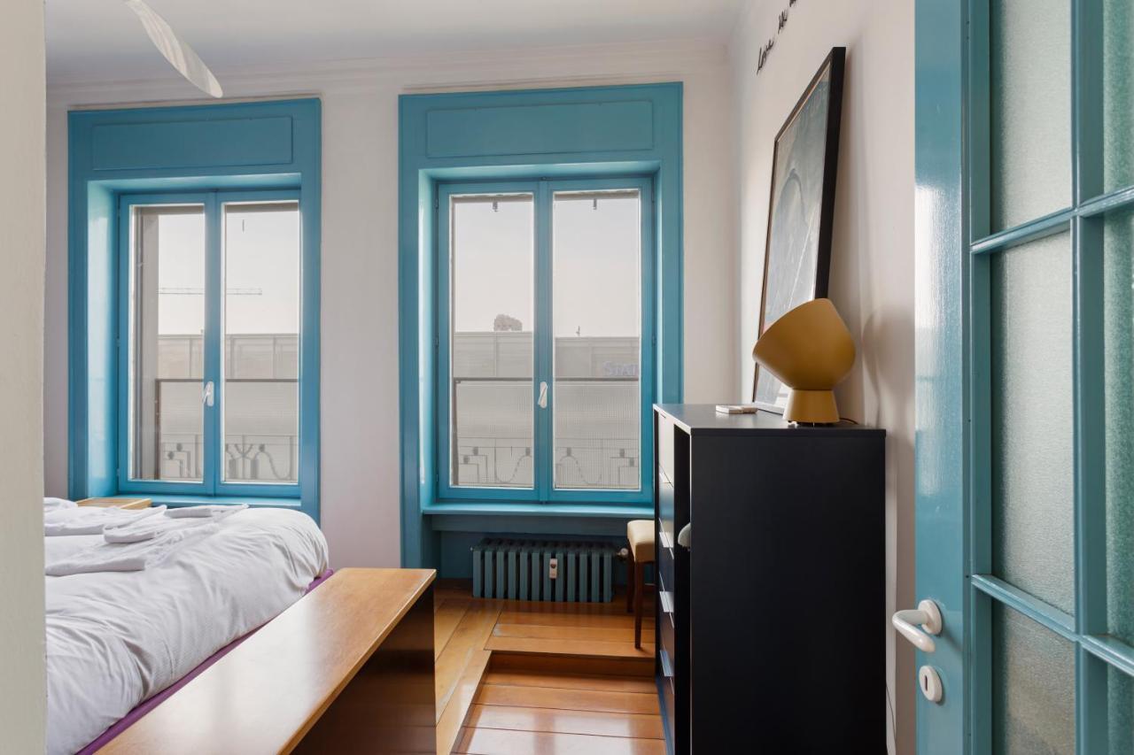 The Blue Nest With A View - 7Th Floor- Via Palestrina Apartment Милано Екстериор снимка